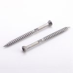 Torx Flat Kepala Kayu Meneng